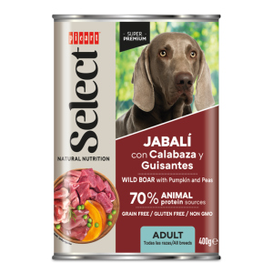 SELECT ADULT - Jabalí con Calabaza y Guisantes