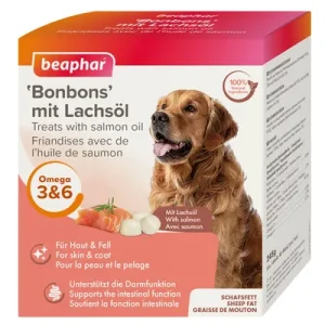 Beaphar caramelos con aceite de salmón para perros